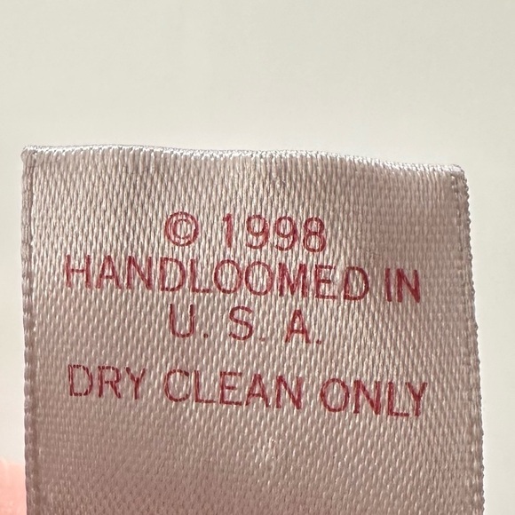 VINTAGE ROBIN ORIGINAL ROBIN BERGMAN HANDLOOM CHENILLE CARDIGAN M/L - Picture 15 of 15